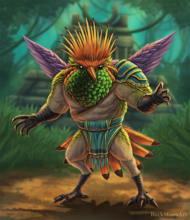 Aarakocra Barbarian Hummingbird
