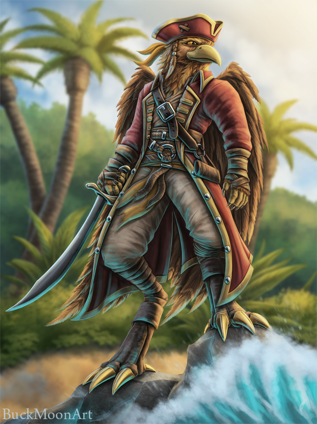 Aarakocra Pirate Captain